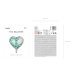 Foil balloons Heart with flowers, 45 cm, mix Foil balloons Heart with flowers, 45 cm, mix
