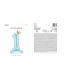 Standing foil balloon Number '' 1 '' , 84 cm, sky-blue Standing foil balloon Number '' 1 '' , 84 cm, sky-blue