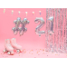 Foil Balloon #, 35cm, holograficzny