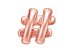 Foil Balloon #, 35cm, rose gold
