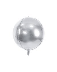 Foil Balloon Ball, 40cm, silver
