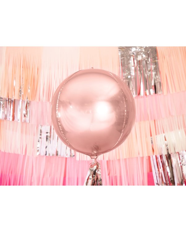 Foil Balloon Ball, 40cm, rose gold