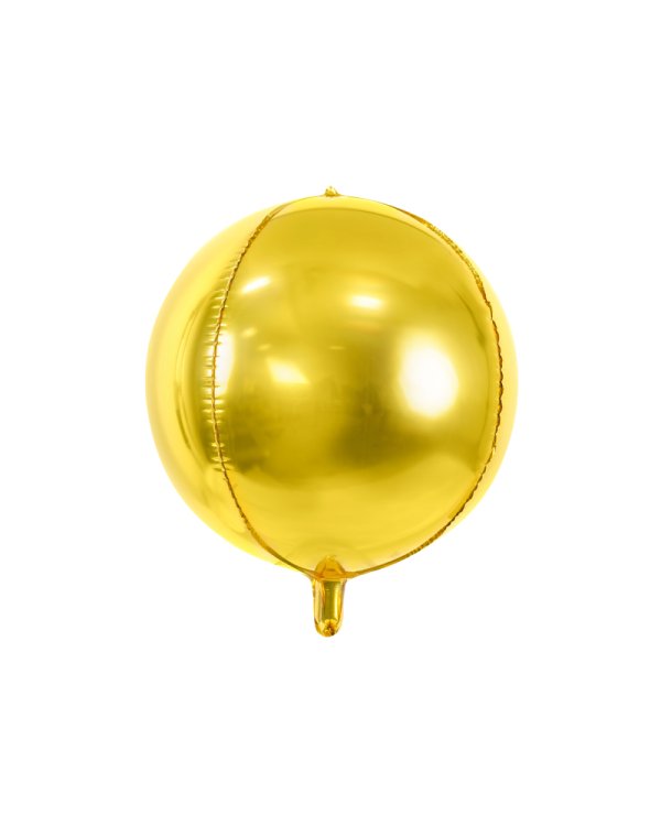 Foil Balloon Ball, 40cm, gold
