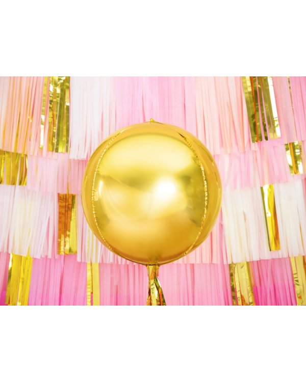Foil Balloon Ball, 40cm, gold
