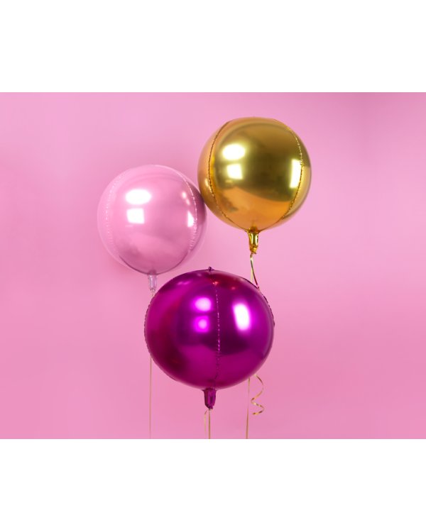 Foil Balloon Ball, 40cm, light pink