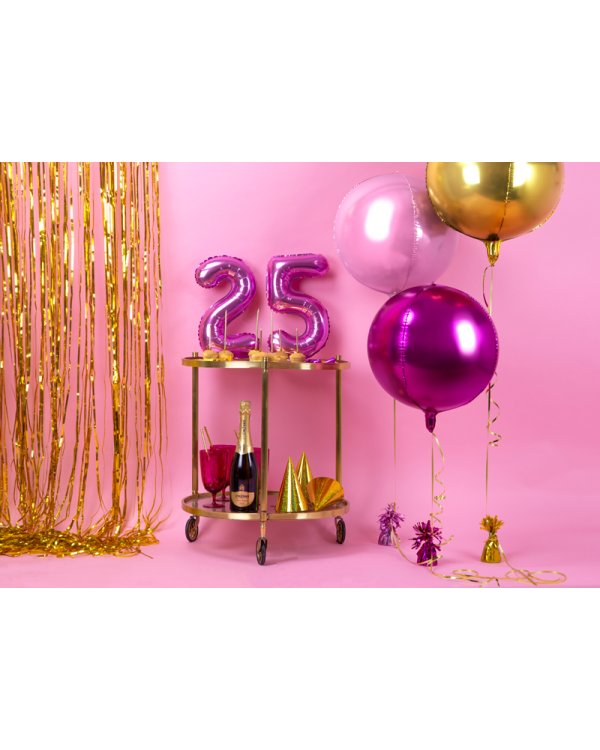 Foil Balloon Ball, 40cm, light pink