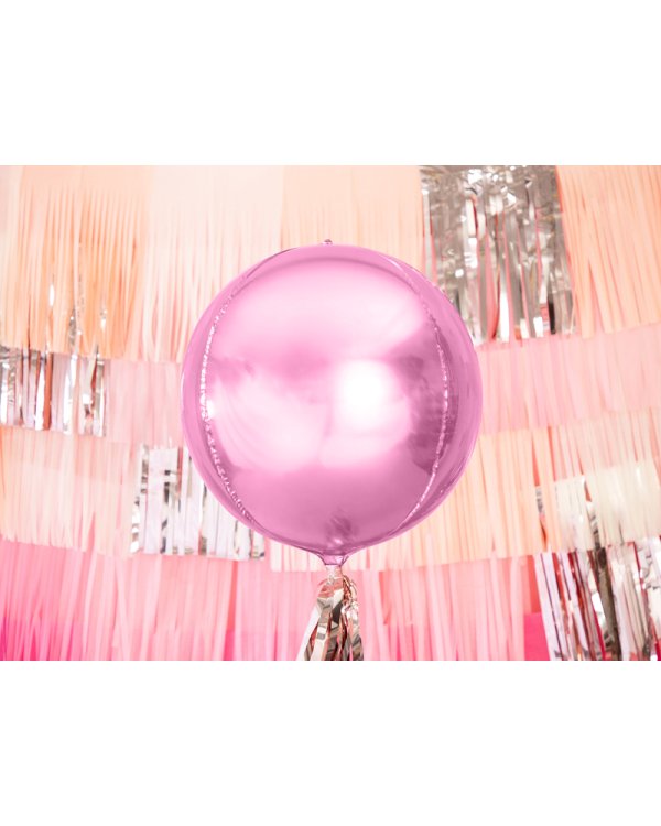 Foil Balloon Ball, 40cm, light pink