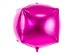 Foil Balloon Cubic, 35x35x35cm, dark pink