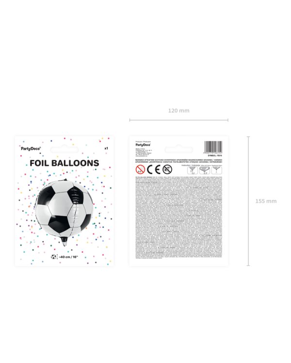 Foil Balloon Soccer Ball, 40cm