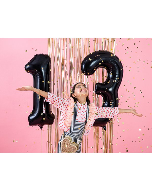 Foil Balloon Number ''1'', 86cm, black
