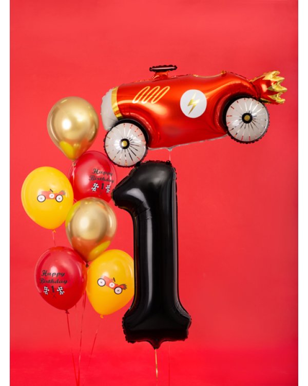 Foil Balloon Number ''1'', 86cm, black