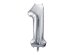 Foil Balloon Number ''1'', 86cm, silver