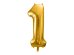 Foil Balloon Number ''1'', 86cm, gold
