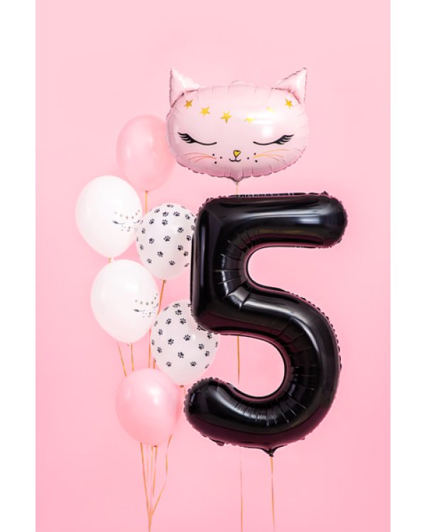 Foil Balloon Number ''5'', 86cm, black