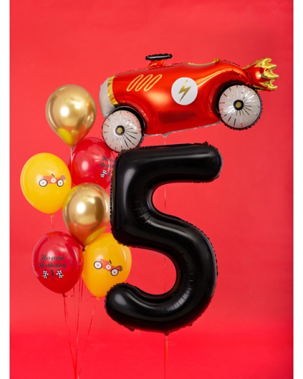 Foil Balloon Number ''5'', 86cm, black