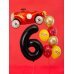Foil Balloon Number ''6'', 86cm, black