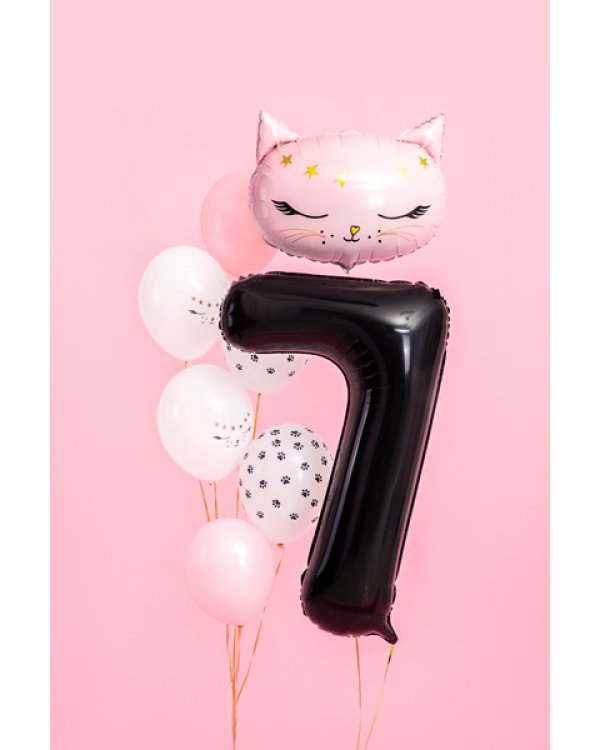 Foil Balloon Number ''7'', 86cm, black