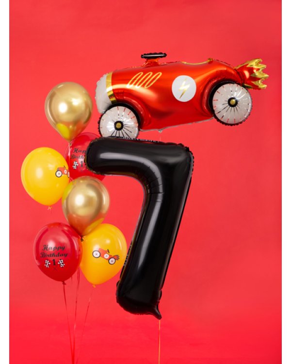 Foil Balloon Number ''7'', 86cm, black