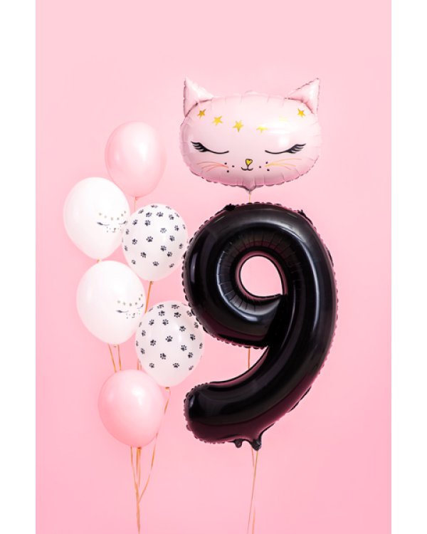 Foil Balloon Number ''9'', 86cm, black