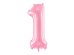 Foil Balloon Number ''1'', 86cm, pink