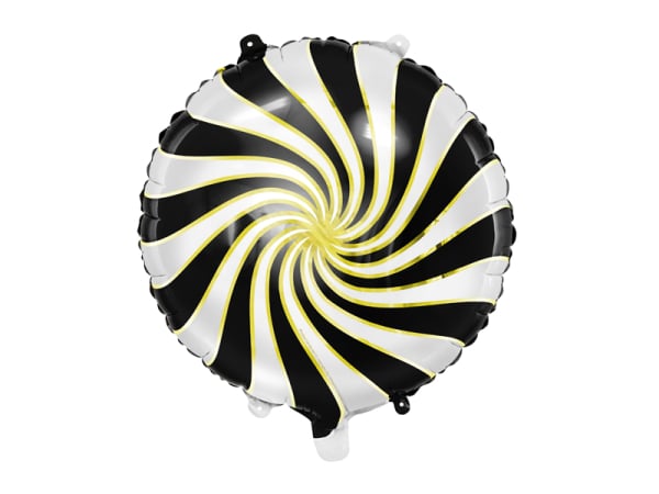 Foil balloon Candy, 35cm, black