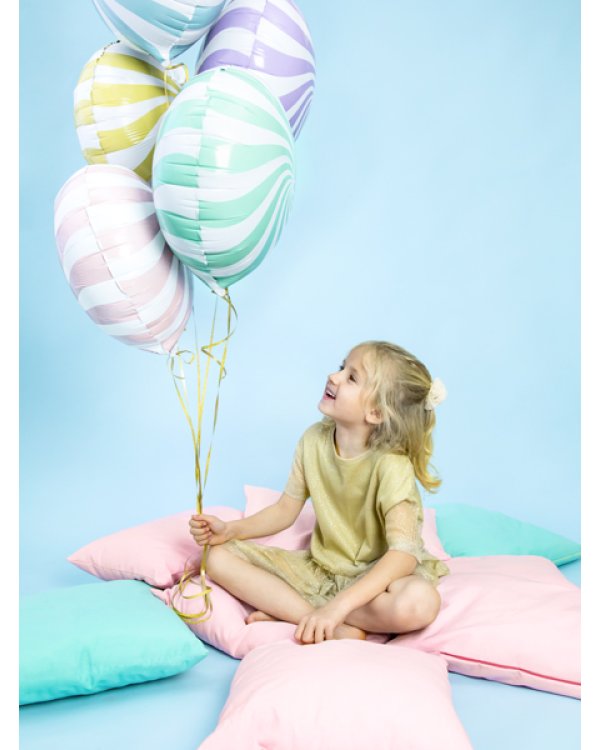 Foil Balloon Candy, 35cm, light blue