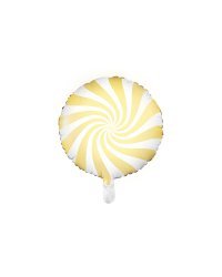 Foil Balloon Candy, 35cm, light yellow