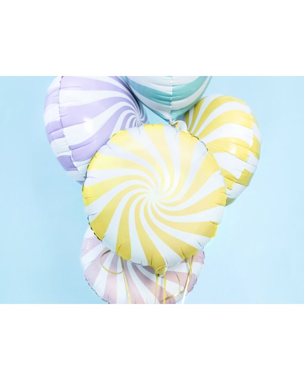 Foil Balloon Candy, 35cm, light yellow