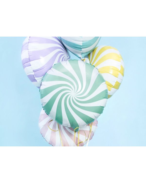 Foil Balloon Candy, 35cm, mint