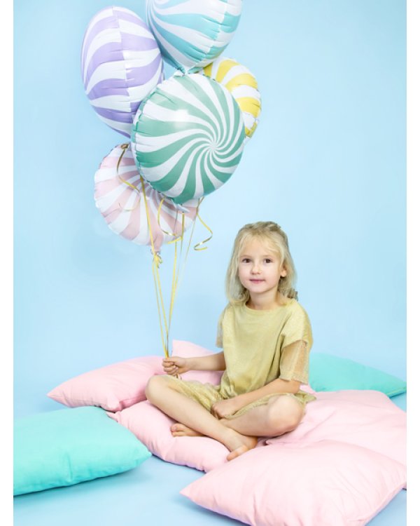 Foil Balloon Candy, 35cm, mint