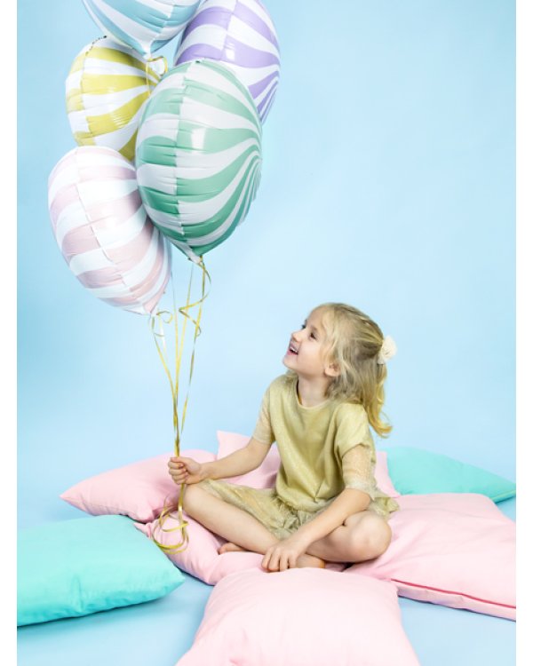 Foil Balloon Candy, 35cm, mint