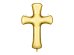 Foil balloon Cross, 103.5x74.5 cm, gold