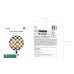 Foil balloon Checkered flag Happy Birthday, 45 cm, mix