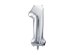 Foil Balloon Number ''1'', 72cm, silver