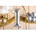 Foil Balloon Number ''1'', 72cm, silver