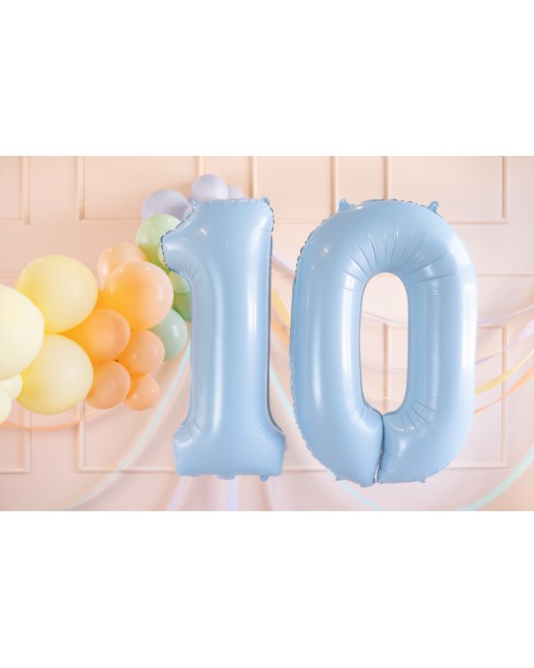 Foil Balloon Number ''1'', 72cm, light blue
