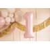 Foil Balloon Number ''1'', 72cm, light pink