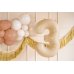 Foil Balloon Number ''3'', 72cm, beige
