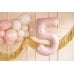 Foil Balloon Number ''5'', 72cm, light pink