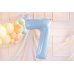 Foil Balloon Number ''7'', 72cm, light blue