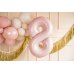 Foil Balloon Number ''8'', 72cm, light pink
