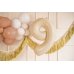 Foil Balloon Number ''9'', 72cm, beige