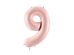 Foil Balloon Number ''9'', 72cm, light pink