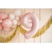 Foil Balloon Number ''9'', 72cm, light pink