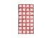 Foil balloon curtain, Rose Gold, 72x143 cm