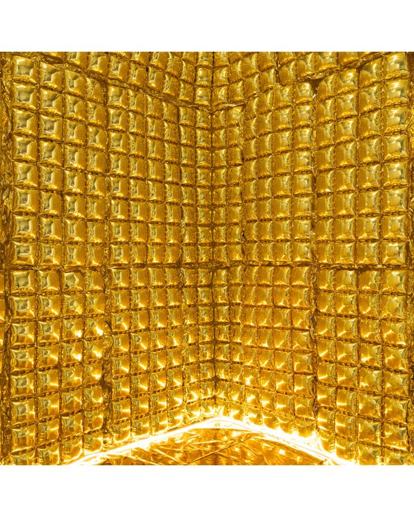 Foil balloon curtain, Gold, 72x143 cm