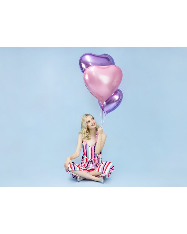 Foil Balloon Heart, 61cm, light pink