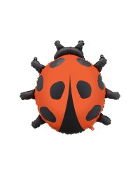 Ladybug Foil Balloon, 85x83 cm, mix