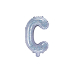 Foil Balloon Letter ''C'', 35cm, holographic