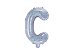 Foil Balloon Letter ''C'', 35cm, holographic